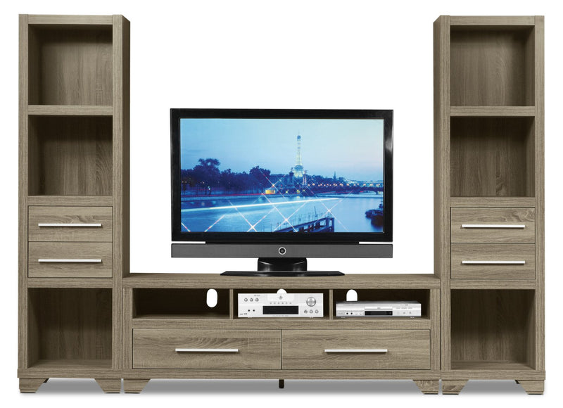 Glendale 3-Piece Entertainment Centre with 60\" TV Opening – Grey