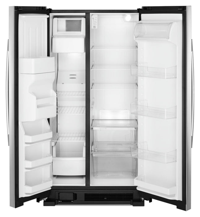 Amana 21 Cu. Ft. Side-By-Side Refrigerator with Dual Pad External Ice and Water Dispenser – ASI2175G