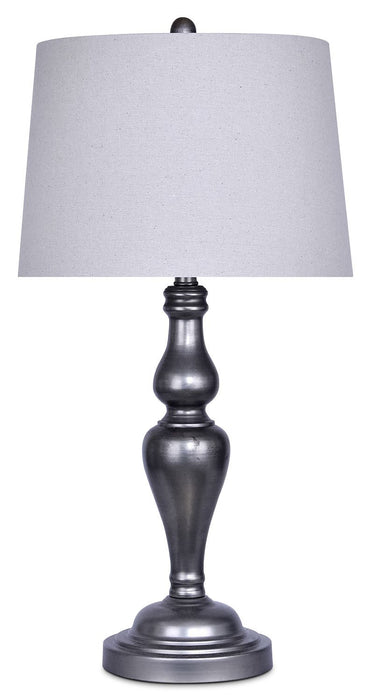 Vintage Metal 2-Piece Table Lamp Set