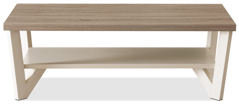 Arika 3-Piece Coffee and Two End Tables Package - Ivory
