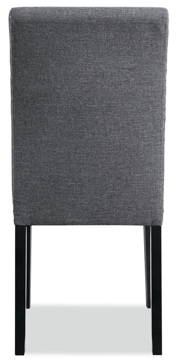 York Studded Dining Chair - Grey