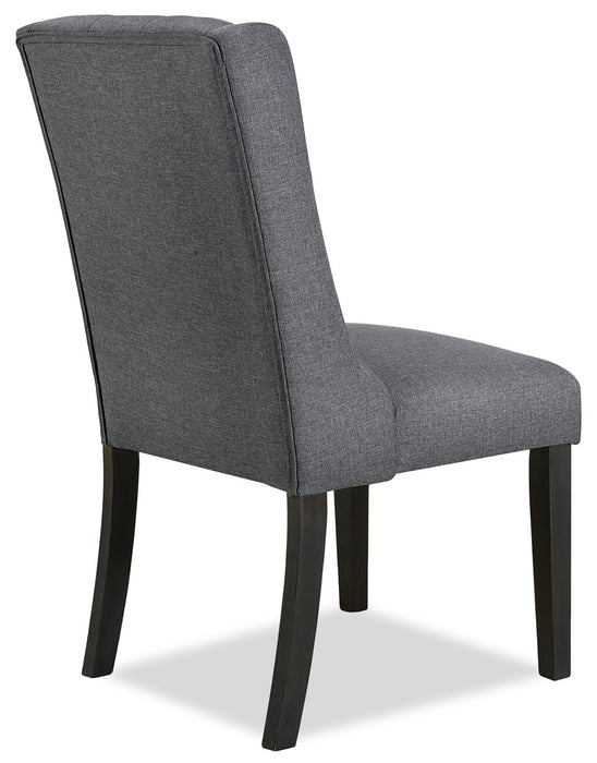 York Wingback Dining Chair - Grey