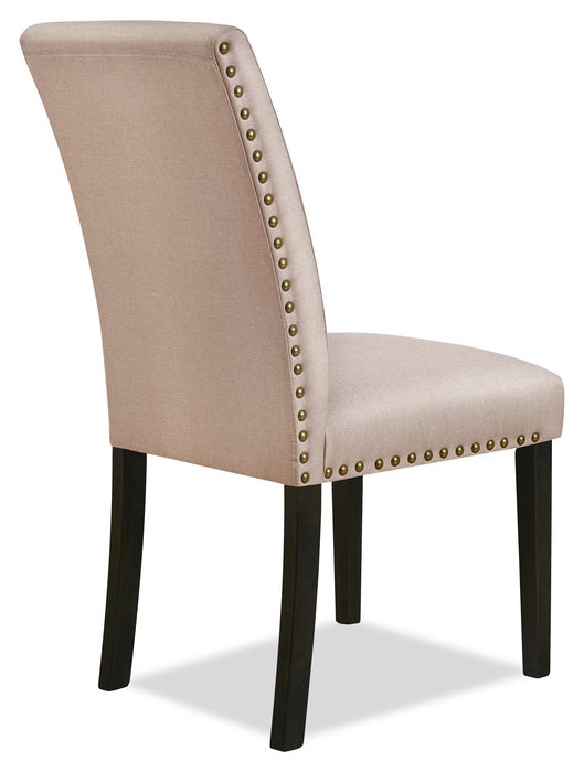 York Studded Dining Chair - Taupe