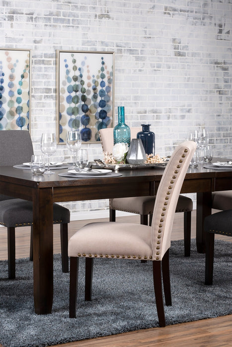 York Studded Dining Chair - Taupe
