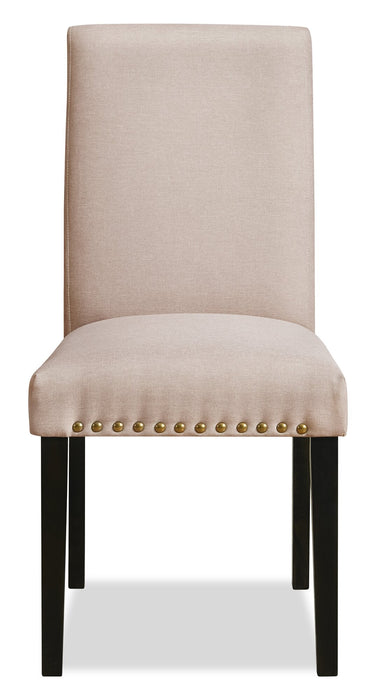 York Studded Dining Chair - Taupe