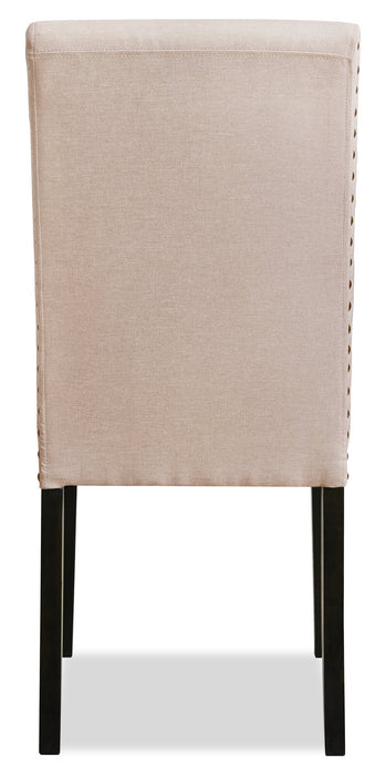 York Studded Dining Chair - Taupe