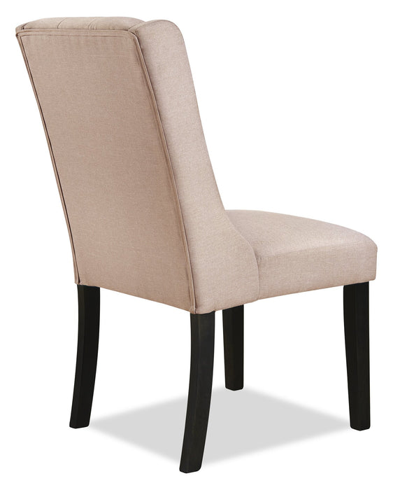 York Wingback Dining Chair - Taupe