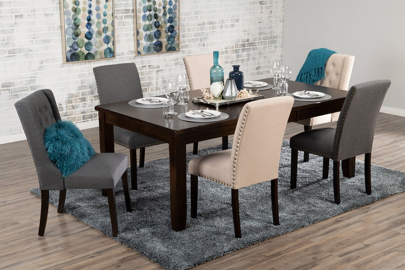 York Wingback Dining Chair - Taupe