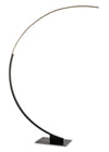 Zeus 72\" Matte Black LED Floor Lamp