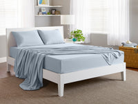 BEDGEAR Basic 3-Piece Twin XL Sheet Set - Mist