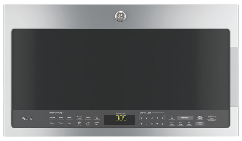 GE Profile 2.1 Cu. Ft. Over-the-Range Microwave – PVM2188SJC